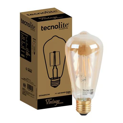 4DST64LEDFC27VH / ST64D-LED-4.5W-FIL/BC BOMBILLA CAMPANA LED 4.5W 127V E27