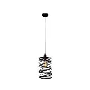 [SP] 1220-N LUMINARIO COLGANTE METAL NEGRO 1X60W E26