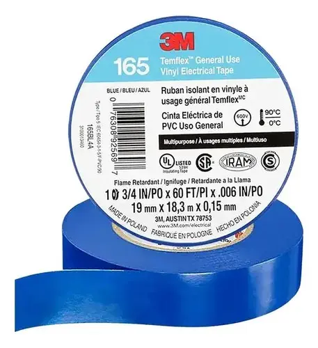 [44CINTA-003B] CINTA TEMFLEX 1600 AZUL