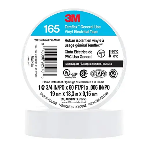 [44CINTA-003E] CINTA TEMFLEX 1600 BLANCA