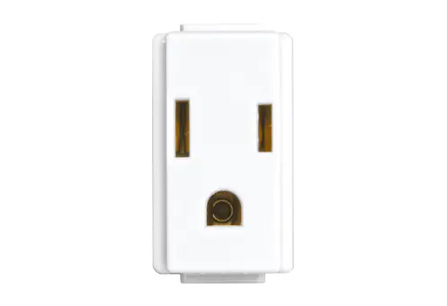 [07MODUS-019] E2023BN TOMA CORRIENTE 2P+T 15A BLANCO