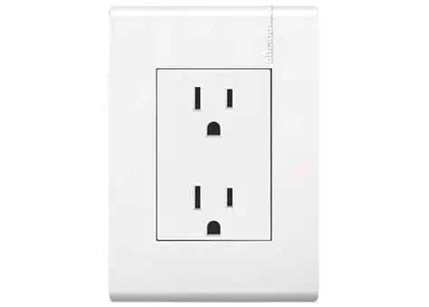 [07MODUS-034A] E6028NPTLS TOMA CORRIENTE DUPLEX 2P+T SIN PROTECCIÓN INFANTIL MODUS PRO