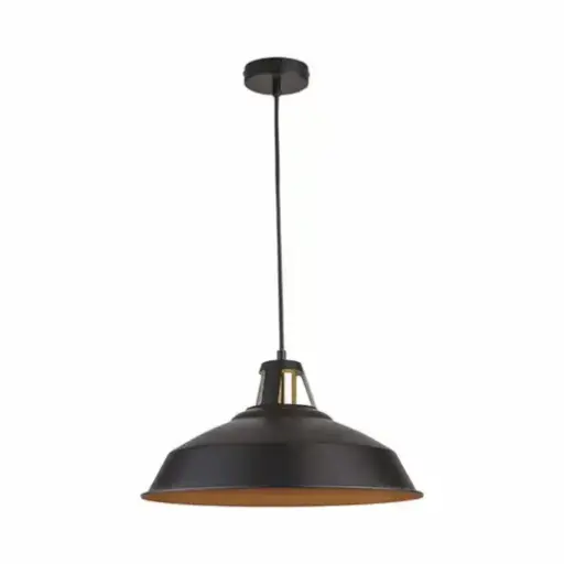 [62ALSUS-053B] 60CTL1300MVN/ CTL-1300/N LUMINRIO SUSPENDIDO NEGRO E27