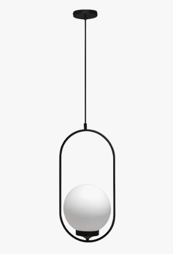 [14BSUSP-061] C332/NE LUMINARIO SUSPENDIDO 1XE27 NEGRO